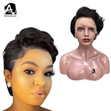 We can do any hair style you want our products quality is 7a grade. Angelbella Lace Front Human Hair Summer Hair Short Lace Wigs 150 Density Natural Black Brazilian Short Remy Hair Lace Front Wig For Women China Human Hair Wigs And Brazilian Hair Wigs