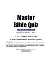 When you open it you will see a bible picture. Master Bible Quiz Pdf Master Bible Quiz Www Masterbiblequiz Com Copyright U00a92013 Barry L Davis By Barry L Davis Amos R Wells All Scripture Taken From Course Hero