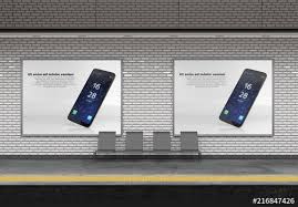 This billboard mockup to showcase your ad design in a photorealistic look. Subway Billboard Mockup Buy This Stock Template And Explore Similar Templates At Adobe Stock Adobe Stock