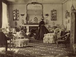 Interior Of A Victorian Era Home 1865 Victorian House Interiors Victorian Rooms Victorian Interiors