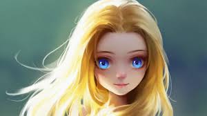 Only the most beautiful pictures of dolls. Cute Little Blonde Girl Blue Eyes Digital Art Hd Artist 4k Wallpapers Images Backgrounds Photos And Pictures