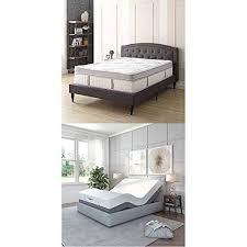 Classic Brands Gramercy Euro Top Cool Gel Memory Foam And Innerspring Hybrid 14 Inch Mattress With Adjustab Adjustable Bed Base Adjustable Beds California King