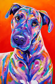 I Paint Colourful Animal Portraits With A Twist Colorful Animal Paintings Animal Canvas Paintings Animal Portraits Art