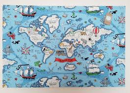 Children S World Map Animals Pin Board Kids Bedroom Etsy Pirate Treasure Maps Treasure Maps Animal Pin