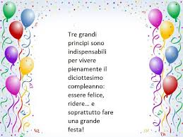 Idea Di Frasi Per Augurare Buon Compleanno Ad Un Diciottenne Esortandolo A Festeggiare Con Una Grande Festa Buon Compleanno Auguri Di Compleanno Compleanno