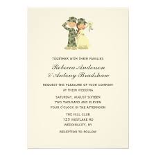 Soldier And Bride Wedding Invitations Zazzle Com Military Wedding Invitations Army Wedding Camouflage Wedding Invitations