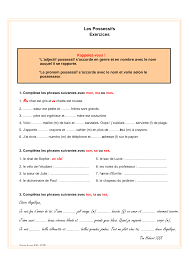 Dans le deuxième exercice, les enfants en classe de ce2 devront repérer un adjectif dans une phrase et le remplacer par son contraire. Https Oraprdnt Uqtr Uquebec Ca Pls Public Docs Gsc2213 F368034780 Les Possessifs Exercices Et Corrig Pdf