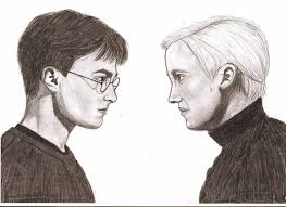 Harry Potter And Draco Malfoy By Majagantzi On Deviantart Harry Potter Art Drawings Harry Potter Art Draco Malfoy
