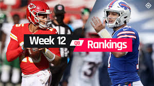 Ppr fantasy football week 9 rankings: Fantasy Football Rankings Week 12 Quarterback Sporting News