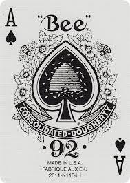 Ace Of Spades Card Black And White Bee Bumble Bee Playing Cards Bee Playing Cards Bee Cards Bee