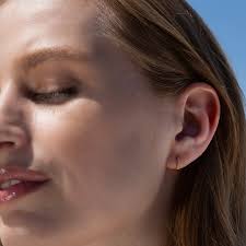 Tiny Pave Huggie Hoop Earrings