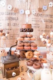 Coffee Donuts Diy Party Coffee Party Coffee And Donuts Coffee Themed Party