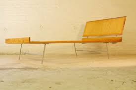 Full, queen, king and california king beds have extra support legs for the. Thin Edge Bed By George Nelson At 1stdibs