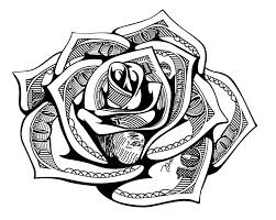 Money May Rose Tattoo Stencil Tattoo Stencil Outline Money Rose Tattoo