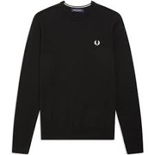 fred perry crew neck jumpers mens evolve clothing buy