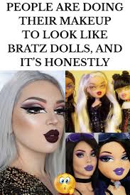 People Are Doing Their Makeup To Look Like Bratz Dolls And It S Honestly Impressive Makeup Trends Makeup Hair Game Strong