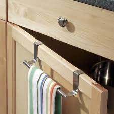 Bathroom kitchen wall mounted rotating towel rack storage hold. Kitchen Over Cabinet Towel Bar Kitchen Hooks Towel Bar Kitchen Tea Towels