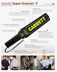 Simultaneous metal detection and safety screening explore. Super Scanner V Handheld Security Detector Atm Promining