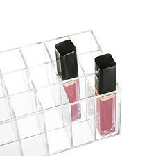 4.8 out of 5 stars 579 ratings. Hblife Lip Gloss Holder Organizer 24 Spaces Clear Acrylic Makeup Lipgloss Display Case Makeup Organizers