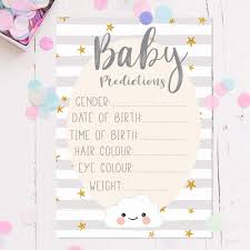 So this doesn't mean that avoiding baby weight will guarantee you get a girl. Baby Shower Game Pack Of 10 Baby Prediction Advice Cards Guess The Weight Date Bscap10 Buy Online In Guernsey At Guernsey Desertcart Com Productid 54807902