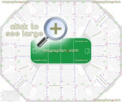 Mohegan Sun Arena Seat Row Numbers Detailed Seating Chart