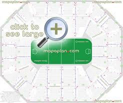 mohegan sun arena seat row numbers detailed seating chart