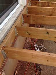 Joist Hangers And Ledger Beam 14 Aug 14 Joist Hangers Wood Deck Traditional House