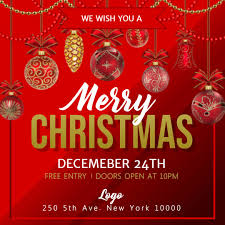 Christmas Instagram Post Template Christmas Advertising Christmas Adverts Instagram Post Template