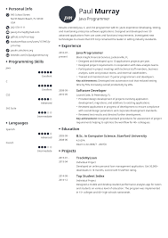 To ensure your cv wins you an interview, it shouldn't be a passive, descriptive list, but instead an active sales pitch. Programmer Resume Examples Template Guide