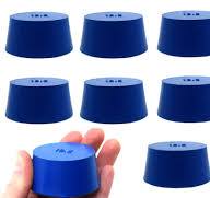 Neoprene Stoppers, Solid, ASTM, Size #10.5 45mm Bottom, 53mm ...
