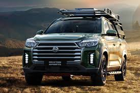 The car's design was styled by ken greenley. Ssangyong Musso Stubbornly Tightened Ruetir