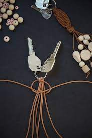 diy lebenslustiger com beaded keychains leather keychain diy diy keychain