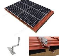 solar panel Tile roof hook mounting system