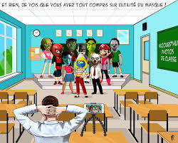 Voir plus d'idées sur le thème humour école, humour, ecole. Le Masque A L Ecole Betdenrire