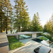 Northern california's marin county is fab in many ways. Eyrc Architects Spring Road House Steps Down Wooded California Hilltop