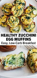 Zucchini Egg Muffins Perfect Healthy Breakfast Easy Brunch Recipes Healthy