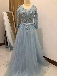 Usai acara suapan, renzi menyulap kebaya aurel menjadi gaun panjang. Gaun Pesta Gaun Bridesmaid Gaun Orang Tua Fesyen Wanita Pakaian Wanita Gaun Rok Di Carousell