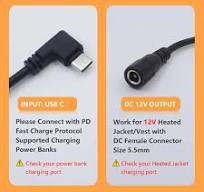 Amazon.com: Wamlet Heated Jacket Adapter Charger 12V Type C ...