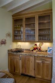 Hickory kitchen cabinets come as the one type of the kitchen cabinet that can be your consideration in selecting the new kitchen cabinet. Wet Bar Sink House Design Kitchen Hickory Cabinets Small Basement Kitchen