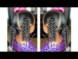 For, summertime, this natural hairstyle is one of the best options for you to do. Rope Twist Ponytails W Beads Tutorial Kids Natural Hairstyle Iamawog