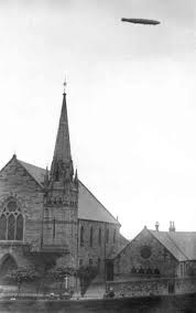 A German Airship Over Erskine Church Saltcoats During The 1930 S West Coast Scotland Towns My Town