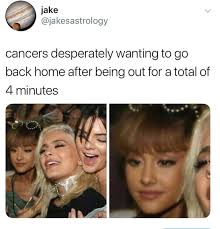 Cancer also loves connecting to a higher power, and may find comfort in religion or spiritual practices. 21 Astrology Memes That Ll Leave You Personally Attacked Zodiac Funny Cancer Zodiac Facts Cancer Zodiac