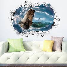 Maybe you would like to learn more about one of these? 3d Broken Sailboat Sea Wall Decals For Kids Children Room Living Room Home Decorative Wall Stickers Removable Waterproof Murals Buy Removable Window Decals For Kids Decorative Decals For Furniture Nursery Wall Decals Product