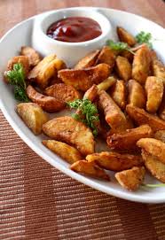 Crispy Fried Potato Wedges Theyellowdaal Recipes Recipe Tasty Vegetarian Recipes Recipes Vegetarian Dishes