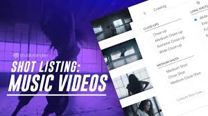 This angle is perceived as being a fairly neutral shot. How Sharegrid Creates A Music Video Shot List Shot List Example
