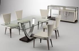 Valentina modern extendable dining table. Modern Dining 6 Piece Table Modern Glass Dining Room Modern Dining Room Tables Dining Room Decor Modern