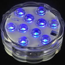 Rgb 10 Led Remote Controlled Submersible Light For Aquariums Ponds Party Wedding Ad Ad R Waterproof Led Lights Holiday Lights Underwater Lights