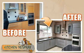 Kitchen Respray Farrow And Ball Manor House Grey Kitchen Respray Kitchen Kitchen Doors