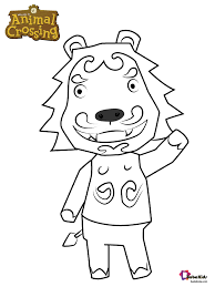 Today i'm sharing a handful of free printable animal crossing coloring pages that are super detailed and really fun to color! Free And Printable Picture Of Rory From Animal Crossing Character Coloring Page Collection Of Ca Animal Crossing Fan Art Cartoon Coloring Pages Coloring Pages