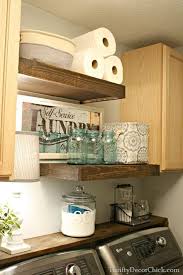 How To Build Floating Shelves In The Laundry Room Salle De Bain En Bas Decoration Maison Rangement Salle De Bain
